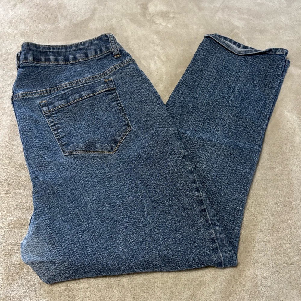 a.n.a. Plus Size‎ Modern Fit Blue Denim Jeans